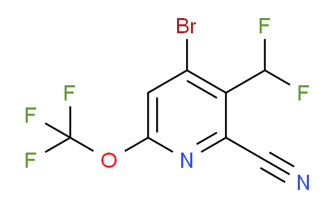 AM229345 | 1803979-20-5 | 4-Bromo-2-cyano-3-(difluoromethyl)-6-(trifluoromethoxy)pyridine