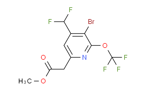 AM22935 | 1806078-34-1 | Methyl 3-bromo-4-(difluoromethyl)-2-(trifluoromethoxy)pyridine-6-acetate