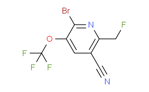 AM229350 | 1806013-40-0 | 2-Bromo-5-cyano-6-(fluoromethyl)-3-(trifluoromethoxy)pyridine
