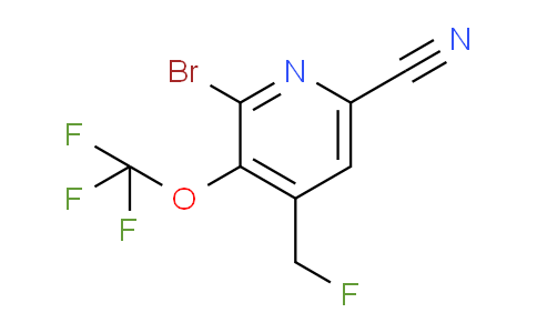 AM229351 | 1804574-91-1 | 2-Bromo-6-cyano-4-(fluoromethyl)-3-(trifluoromethoxy)pyridine