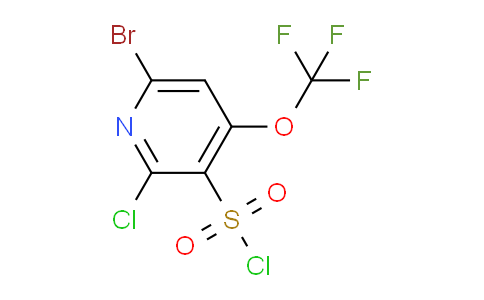6-Bromo-2-chloro-4-(trifluoromethoxy)pyridine-3-sulfonyl chloride