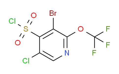 3-Bromo-5-chloro-2-(trifluoromethoxy)pyridine-4-sulfonyl chloride