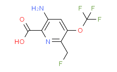 AM229362 | 1806003-39-3 | 5-Amino-2-(fluoromethyl)-3-(trifluoromethoxy)pyridine-6-carboxylic acid