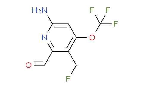 6-Amino-3-(fluoromethyl)-4-(trifluoromethoxy)pyridine-2-carboxaldehyde