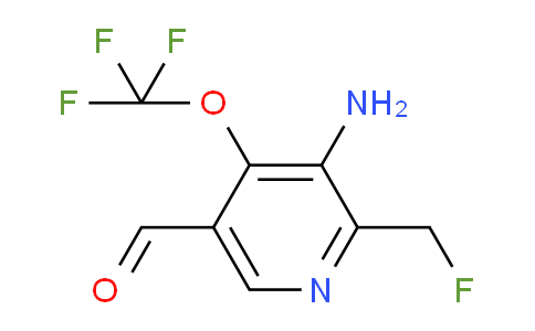 3-Amino-2-(fluoromethyl)-4-(trifluoromethoxy)pyridine-5-carboxaldehyde