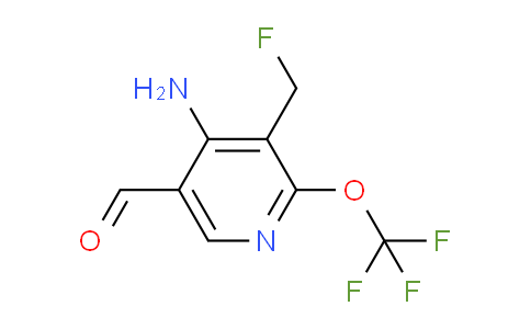 4-Amino-3-(fluoromethyl)-2-(trifluoromethoxy)pyridine-5-carboxaldehyde