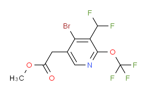 AM22938 | 1804752-32-6 | Methyl 4-bromo-3-(difluoromethyl)-2-(trifluoromethoxy)pyridine-5-acetate