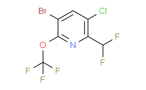 AM229390 | 1804581-98-3 | 3-Bromo-5-chloro-6-(difluoromethyl)-2-(trifluoromethoxy)pyridine