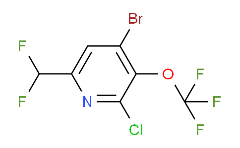 AM229391 | 1803995-09-6 | 4-Bromo-2-chloro-6-(difluoromethyl)-3-(trifluoromethoxy)pyridine