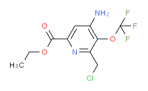 Ethyl 4-amino-2-(chloromethyl)-3-(trifluoromethoxy)pyridine-6-carboxylate
