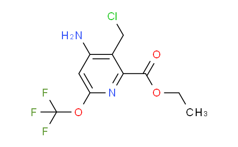 Ethyl 4-amino-3-(chloromethyl)-6-(trifluoromethoxy)pyridine-2-carboxylate