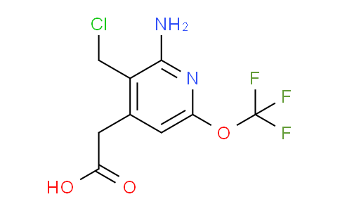 2-Amino-3-(chloromethyl)-6-(trifluoromethoxy)pyridine-4-acetic acid
