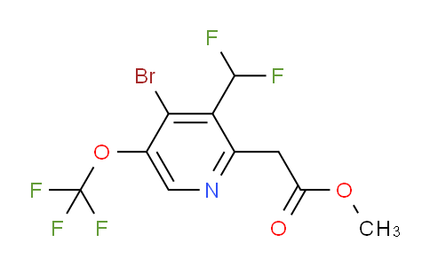 AM22940 | 1806079-01-5 | Methyl 4-bromo-3-(difluoromethyl)-5-(trifluoromethoxy)pyridine-2-acetate