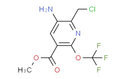Methyl 3-amino-2-(chloromethyl)-6-(trifluoromethoxy)pyridine-5-carboxylate