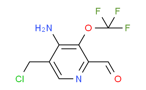4-Amino-5-(chloromethyl)-3-(trifluoromethoxy)pyridine-2-carboxaldehyde