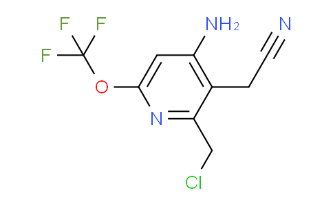 AM229408 | 1804013-69-1 | 4-Amino-2-(chloromethyl)-6-(trifluoromethoxy)pyridine-3-acetonitrile