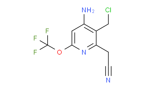 AM229409 | 1804013-93-1 | 4-Amino-3-(chloromethyl)-6-(trifluoromethoxy)pyridine-2-acetonitrile
