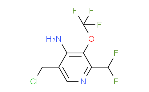 4-Amino-5-(chloromethyl)-2-(difluoromethyl)-3-(trifluoromethoxy)pyridine