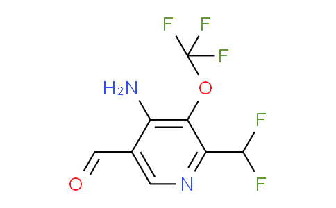 AM229433 | 1803602-75-6 | 4-Amino-2-(difluoromethyl)-3-(trifluoromethoxy)pyridine-5-carboxaldehyde