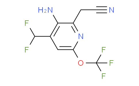 3-Amino-4-(difluoromethyl)-6-(trifluoromethoxy)pyridine-2-acetonitrile