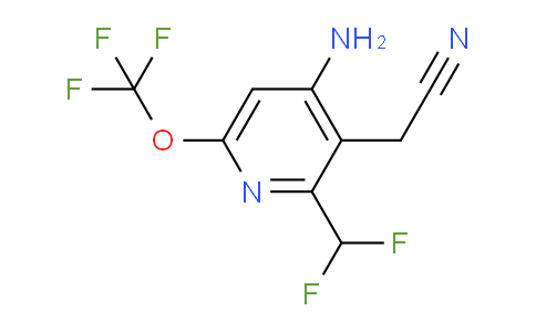 AM229436 | 1803950-70-0 | 4-Amino-2-(difluoromethyl)-6-(trifluoromethoxy)pyridine-3-acetonitrile