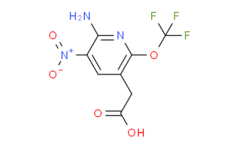 2-Amino-3-nitro-6-(trifluoromethoxy)pyridine-5-acetic acid