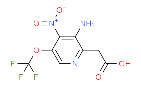 3-Amino-4-nitro-5-(trifluoromethoxy)pyridine-2-acetic acid