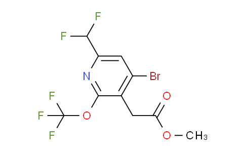 AM22945 | 1806078-94-3 | Methyl 4-bromo-6-(difluoromethyl)-2-(trifluoromethoxy)pyridine-3-acetate