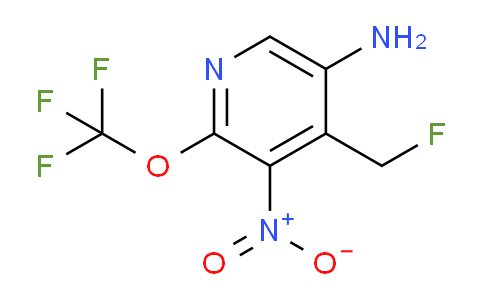 5-Amino-4-(fluoromethyl)-3-nitro-2-(trifluoromethoxy)pyridine