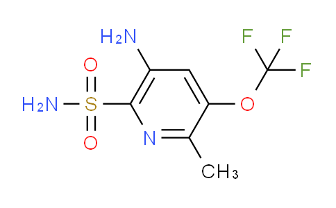 5-Amino-2-methyl-3-(trifluoromethoxy)pyridine-6-sulfonamide