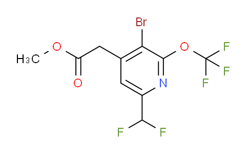 AM22947 | 1806238-30-1 | Methyl 3-bromo-6-(difluoromethyl)-2-(trifluoromethoxy)pyridine-4-acetate