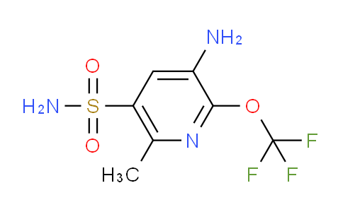 3-Amino-6-methyl-2-(trifluoromethoxy)pyridine-5-sulfonamide