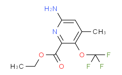 AM229475 | 1803984-19-1 | Ethyl 6-amino-4-methyl-3-(trifluoromethoxy)pyridine-2-carboxylate