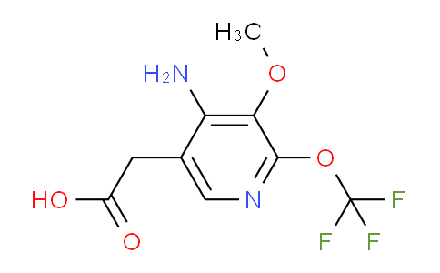 4-Amino-3-methoxy-2-(trifluoromethoxy)pyridine-5-acetic acid