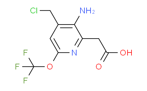 3-Amino-4-(chloromethyl)-6-(trifluoromethoxy)pyridine-2-acetic acid