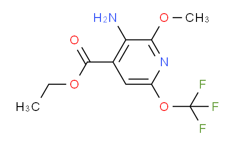 Ethyl 3-amino-2-methoxy-6-(trifluoromethoxy)pyridine-4-carboxylate