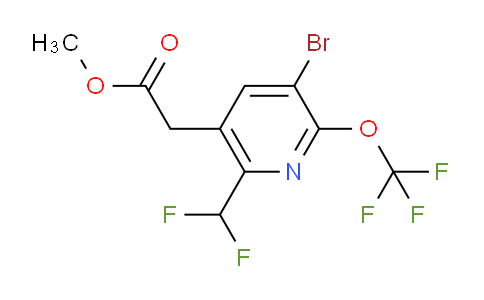 AM22953 | 1806079-10-6 | Methyl 3-bromo-6-(difluoromethyl)-2-(trifluoromethoxy)pyridine-5-acetate