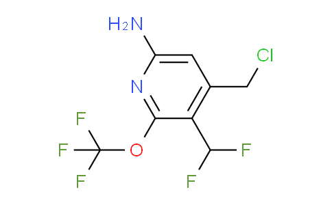 AM229531 | 1804470-99-2 | 6-Amino-4-(chloromethyl)-3-(difluoromethyl)-2-(trifluoromethoxy)pyridine