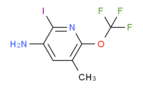 3-Amino-2-iodo-5-methyl-6-(trifluoromethoxy)pyridine