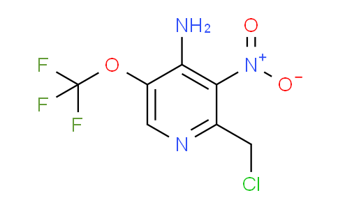 4-Amino-2-(chloromethyl)-3-nitro-5-(trifluoromethoxy)pyridine