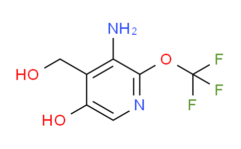 3-Amino-5-hydroxy-2-(trifluoromethoxy)pyridine-4-methanol