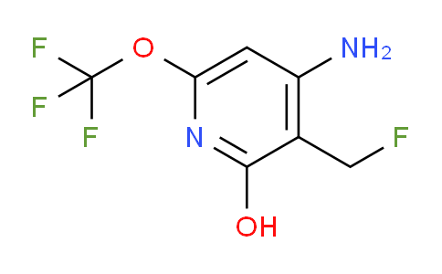 4-Amino-3-(fluoromethyl)-2-hydroxy-6-(trifluoromethoxy)pyridine