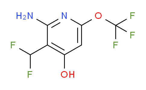 2-Amino-3-(difluoromethyl)-4-hydroxy-6-(trifluoromethoxy)pyridine