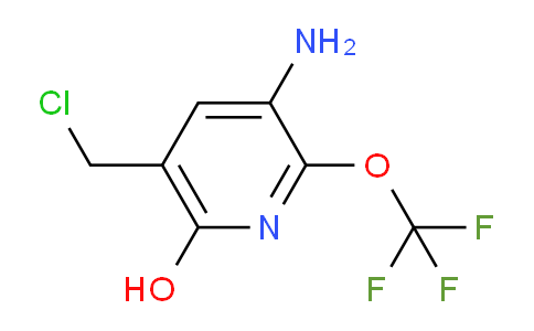 3-Amino-5-(chloromethyl)-6-hydroxy-2-(trifluoromethoxy)pyridine