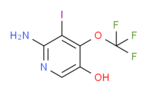 2-Amino-5-hydroxy-3-iodo-4-(trifluoromethoxy)pyridine