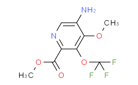 AM229621 | 1804576-31-5 | Methyl 5-amino-4-methoxy-3-(trifluoromethoxy)pyridine-2-carboxylate