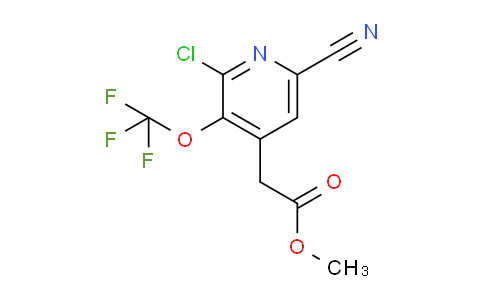 AM22963 | 1804547-44-1 | Methyl 2-chloro-6-cyano-3-(trifluoromethoxy)pyridine-4-acetate