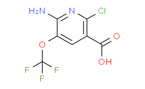 2-Amino-6-chloro-3-(trifluoromethoxy)pyridine-5-carboxylic acid