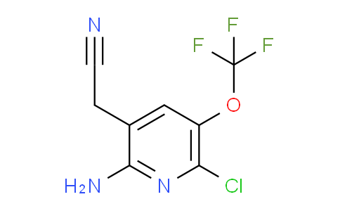 2-Amino-6-chloro-5-(trifluoromethoxy)pyridine-3-acetonitrile
