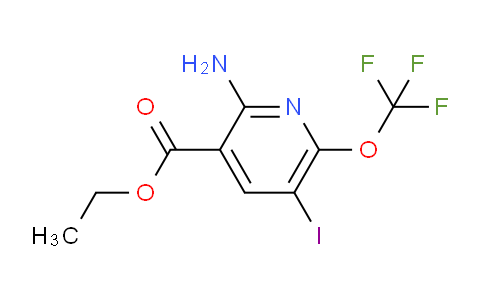 Ethyl 2-amino-5-iodo-6-(trifluoromethoxy)pyridine-3-carboxylate